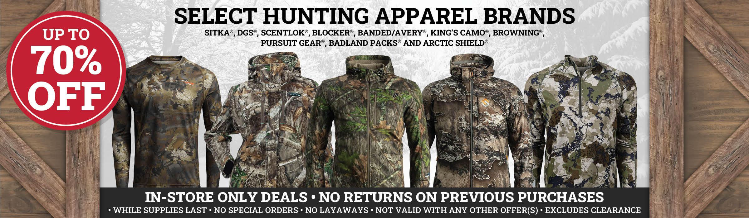 Select Hunting Apparel